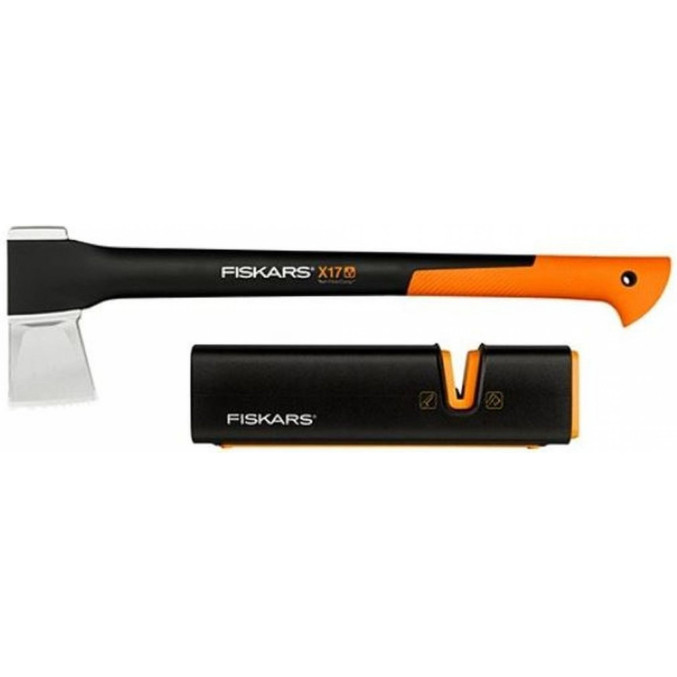 Set Fiskars sekera X17 + ostrič 
