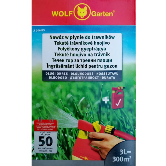 Tekuté hnojivo DLHODOBÉ Wolf Garten LL 300 RS
