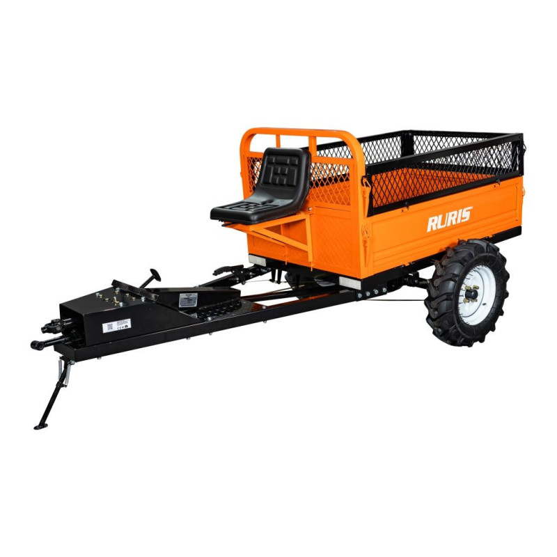 Motorový kultivátor RURIS 918K PRO s prívesom 4x4