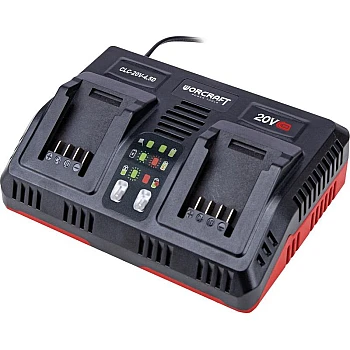 Nabíjačka Worcraft CLC-20V-4.5D ShareSYS, séria S20Li, 2x aku, rýchlonabíjačka